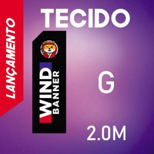 TECIDO (G) WIND FULL Tecido TecnoSport 100% Poliéster 2.0m x 0.65m 4x4 COR Impressão Ultra HD Sublimática Dupla-Face Embalagem RETANGULAR