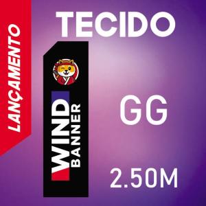 TECIDO (GG) WIND FULL Tecido TecnoSport 100% Poliéster 2.50m x 0.65m 4x4 COR Impressão Ultra HD Sublimática Dupla-Face Embalagem RETANGULAR